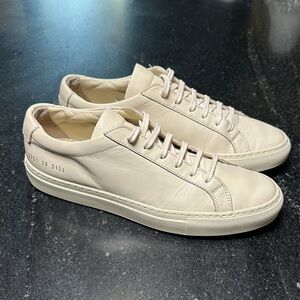 Common‎ Projects Cream Leather Sneakers